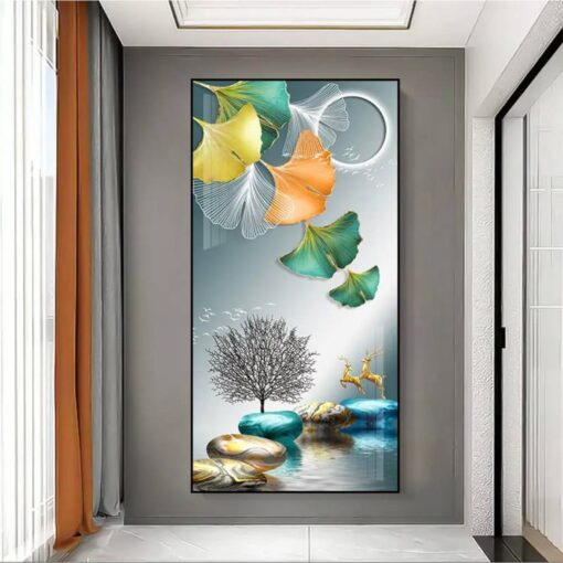Tranh dán tường 3D phong cảnh nghệ thuật TDT197