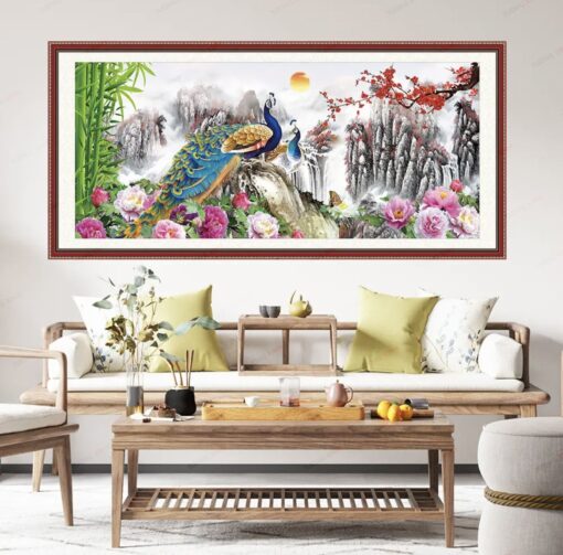 Tranh dán tường 3D công thành danh toại TDT258