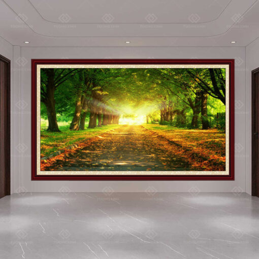 Tranh dán tường 3D phong cảnh TDT71