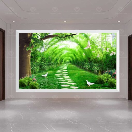 Tranh dán tường 3D phong cảnh TDT75