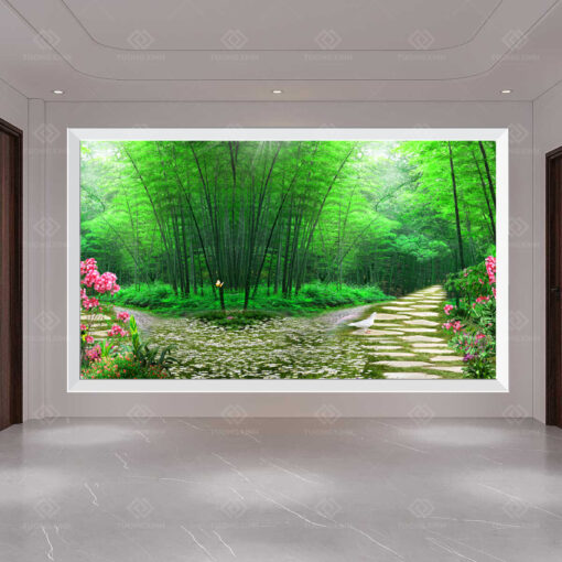 Tranh dán tường 3D phong cảnh TDT95