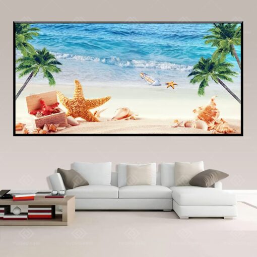 Tranh dán tường 3D phong cảnh TDT177