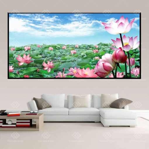 Tranh dán tường 3D phong cảnh TDT179