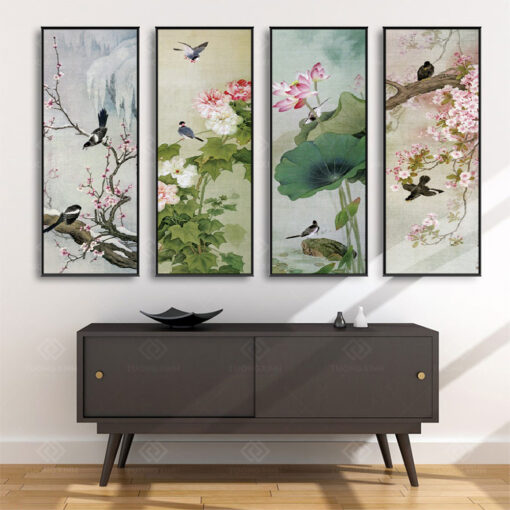 Tranh treo tường Tứ Quý TQ3620