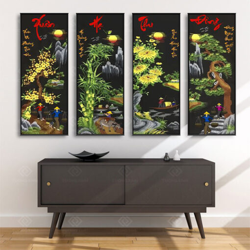 Tranh treo tường Tứ Quý TQ3622