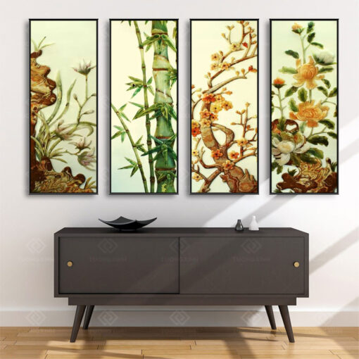 Tranh treo tường Tứ Quý TQ3623