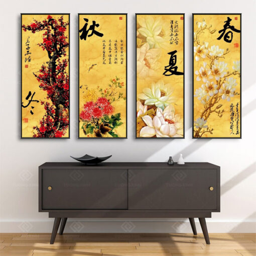 Tranh treo tường Tứ Quý TQ3631