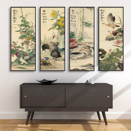 Tranh treo tường Tứ Quý TQ3634