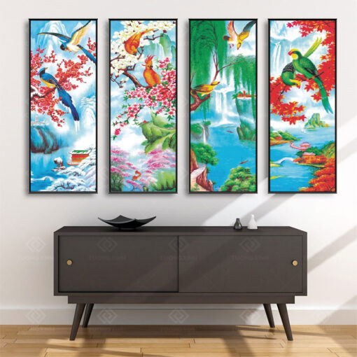 Tranh treo tường Tứ Quý TQ3635