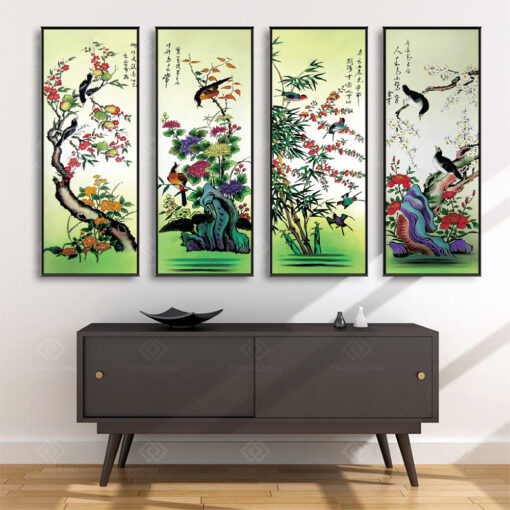 Tranh treo tường Tứ Quý TQ3644