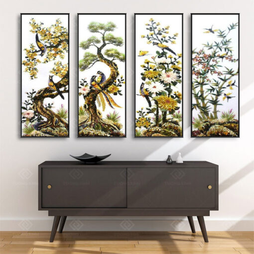 Tranh treo tường Tứ Quý TQ3613