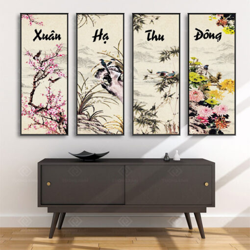Tranh treo tường Tứ Quý TQ3617