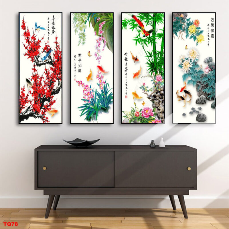 Tranh treo tường Tứ Quý TQ3652