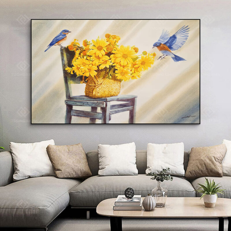Tranh tráng gương Art chiều đông TG3679