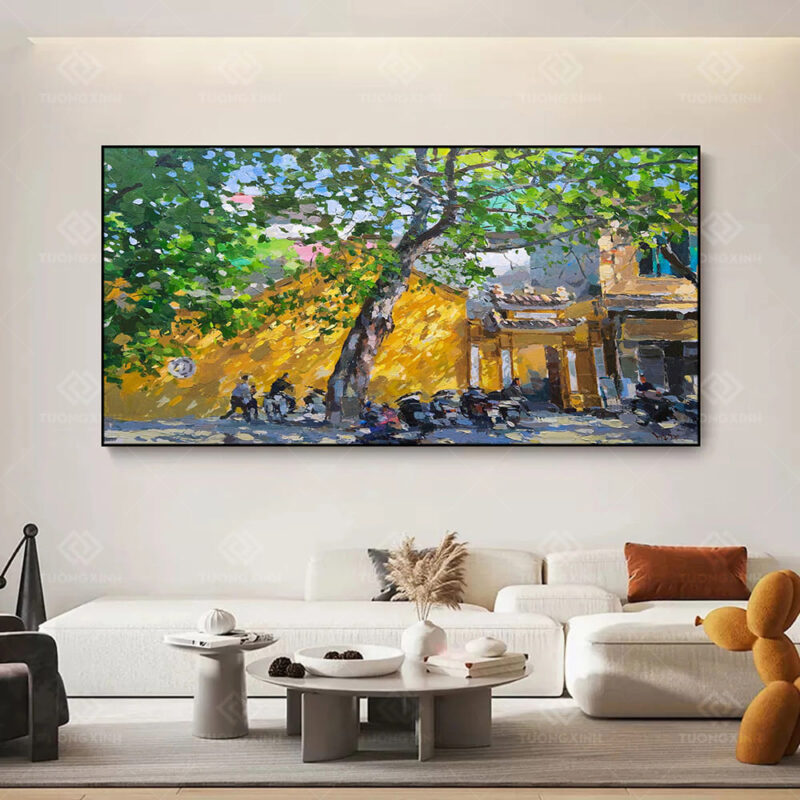Tranh tráng gương Art hạ nắng TG3660