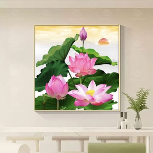 Tranh treo tường hoa sen TG3596