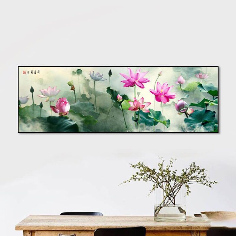 Tranh treo tường hoa sen TG3500