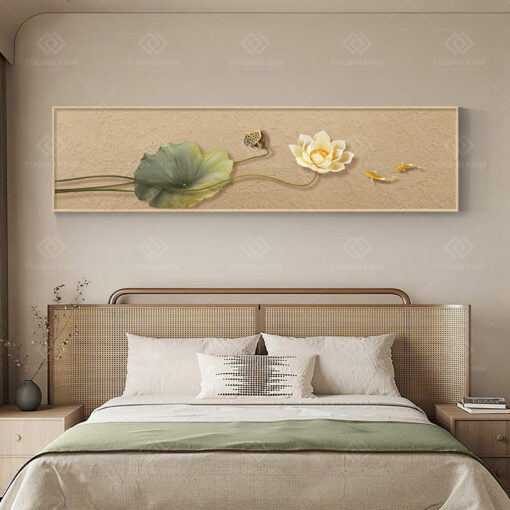 Tranh treo tường hoa sen nghệ thuật TG3576