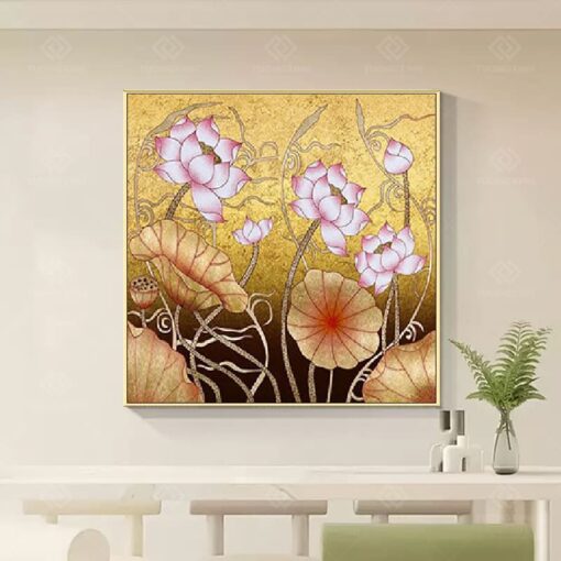 Tranh treo tường hoa sen TG3604