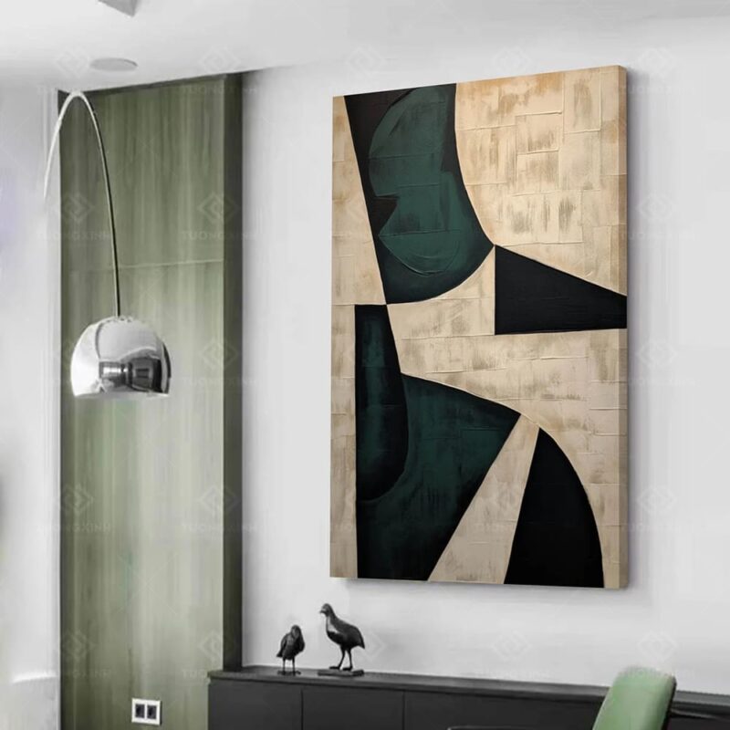 Tranh tráng gương Art trừu tượng TG3697