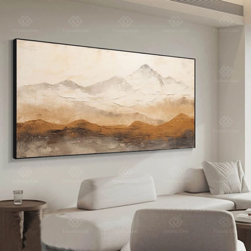 Tranh tráng gương Art trừu tượng TG3712