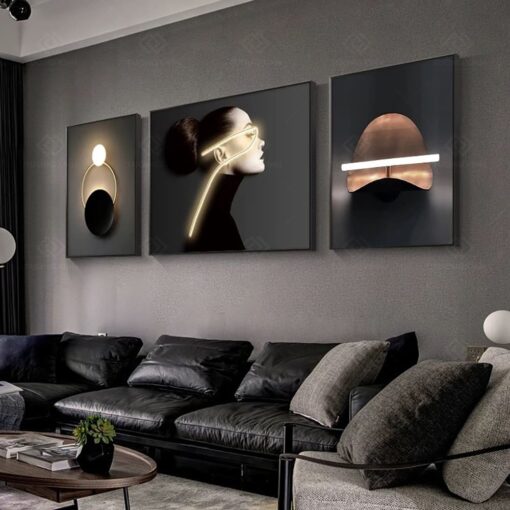 Tranh cô gái trừu tượng nghệ thuật TG3808