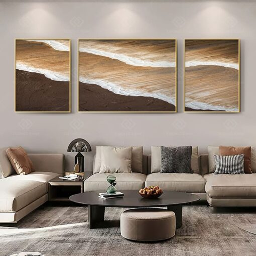 Tranh trừu tượng nghệ thuật trang trí phòng khách TG3834