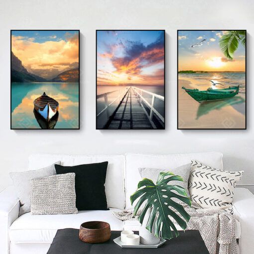 Tranh phong cảnh thiên nhiên Bắc Âu TG4059