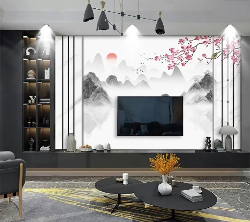 Tranh pvc tráng gương ốp tường TC01