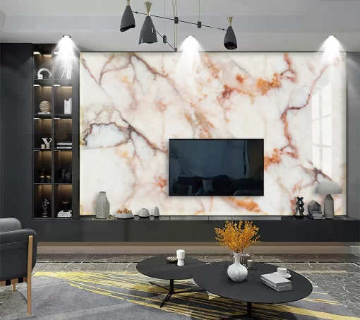 Tranh pvc tráng gương ốp tường vân đá TC1072