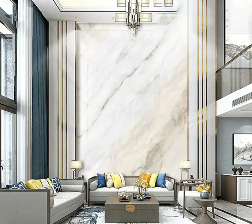 Tranh pvc tráng gương ốp tường vân đá TC1468