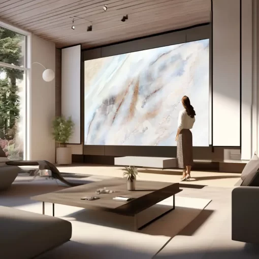 Tranh pvc tráng gương ốp tường vân đá TC1479