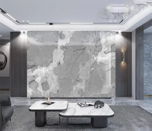 Tranh pvc tráng gương ốp tường vân đá TC1579