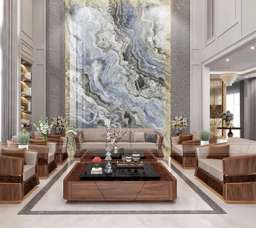 Tranh pvc tráng gương ốp tường TC49