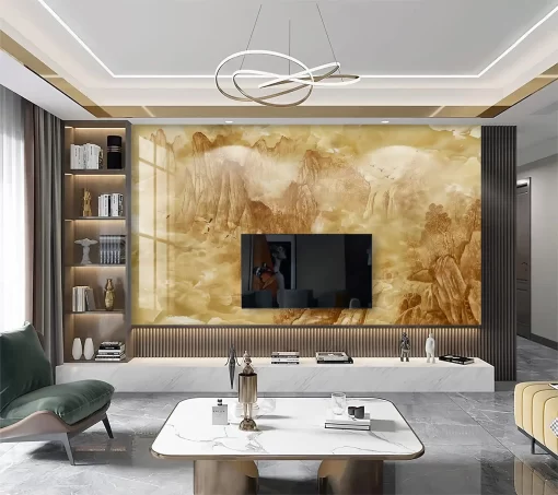 Tranh pvc tráng gương ốp tường TC55