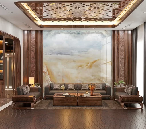 Tranh pvc tráng gương ốp tường TC1277