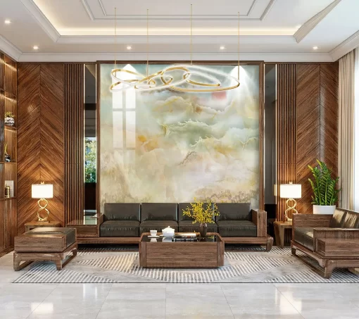 Tranh pvc tráng gương ốp tường TC83