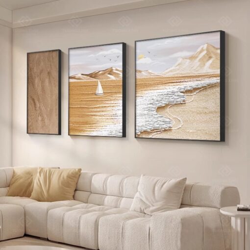 Tranh phong cảnh biển trừu tượng nghệ thuật TG4003