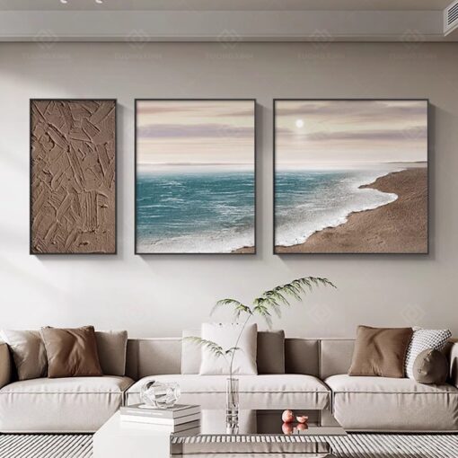 Tranh phong cảnh biển trừu tượng nghệ thuật TG4001