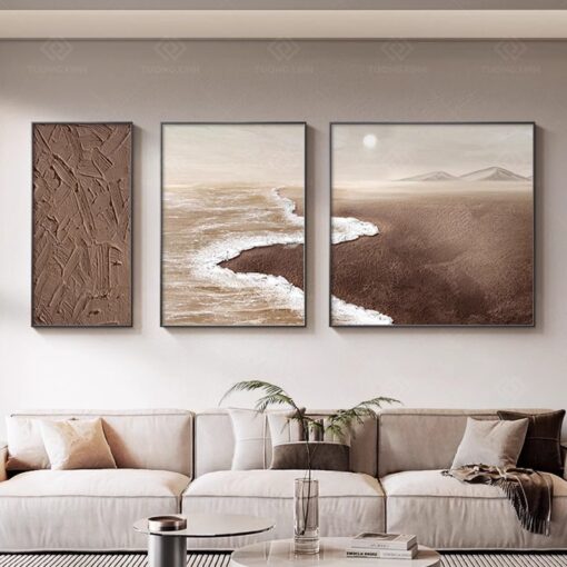 Tranh phong cảnh biển trừu tượng nghệ thuật TG4002