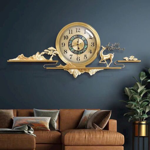 Đồng hồ phong cảnh cao cấp trang trí nội thất DHA329