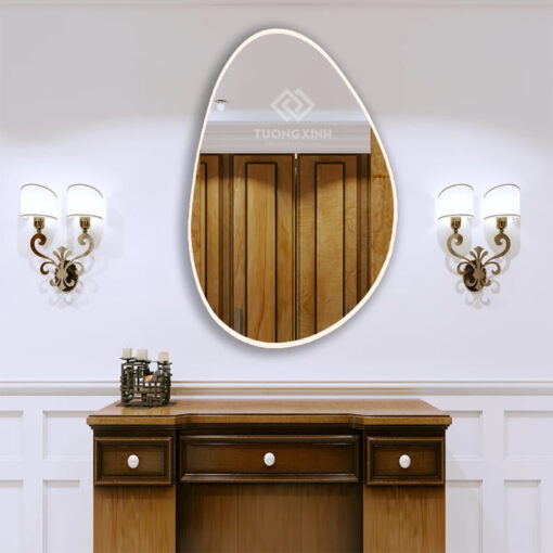 Gương viền nhôm decor trang trí nội thất GC217