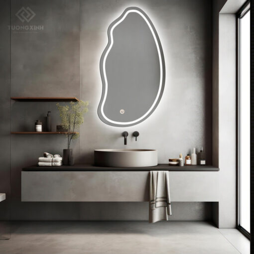 Gương Led viền decor trang trí nội thất GC231