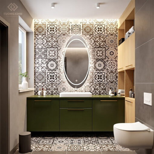 Gương Led viền trong decor trang trí nội thất GC222