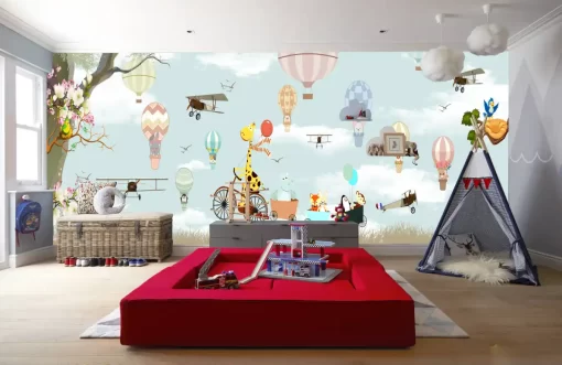 Tranh dán tường khổ lớn trang trí phòng cho bé TDT433