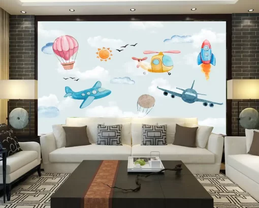 Tranh dán tường khổ lớn trang trí phòng ngủ cho bé TDT462
