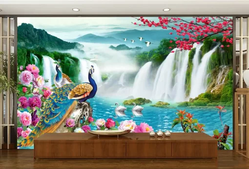 Tranh dán tường khổ lớn công thành danh toại TDT317