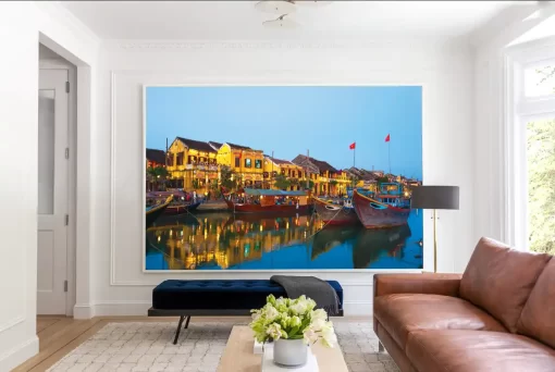 Tranh dán tường 3D khổ lớn phong cảnh tràng an TDT547