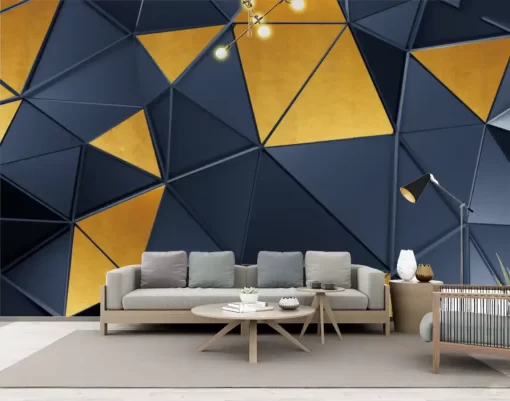 Tranh dán tường khổ lớn trừu tượng 3D TDT549