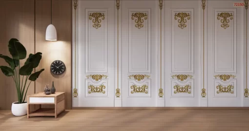 Tranh dán tường phào chỉ 3D khổ lớn TDT557